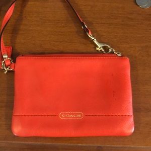 Coach wristlet